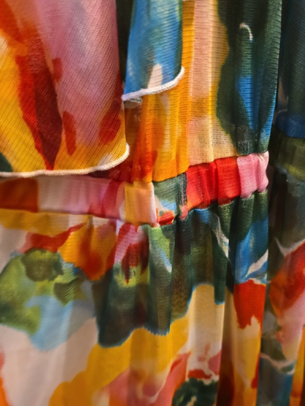 silence + noise Anthropologie  Floral One-Shoulder Blouse - Picture 5 of 6